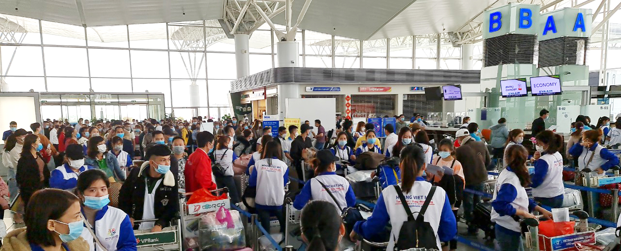 Chúc mừng đoàn bay đến Đài Loan ngày 15/ 3/2021